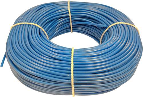 RONBAR PS4BL100 High Quality Four Millimeter PVC Earth Sleeving Blue 100m_base