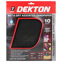Dekton DT30615 Wet & Dry Assorted Sandpaper_base
