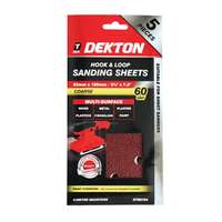 DEKTON DT80754 Hook And Loop Sanding Sheets 93mmx 5pc_base