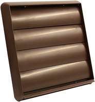 Verplas G400BR High-Quality External Ducting 4 Inch Gravity grilles Brown_base