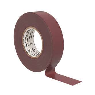 Partex INSTBR20 Electrical PVC Self Adhesive Insulating Tape 20M Brown_base