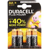 Brand New. Duracell Plus Battery Alkaline 1.5V AA Ref MN1500B4 [Pack 4]