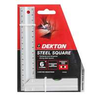 DEKTON DT55352 6" Steel Square Small Carpenter Set Measuring Ruler_base