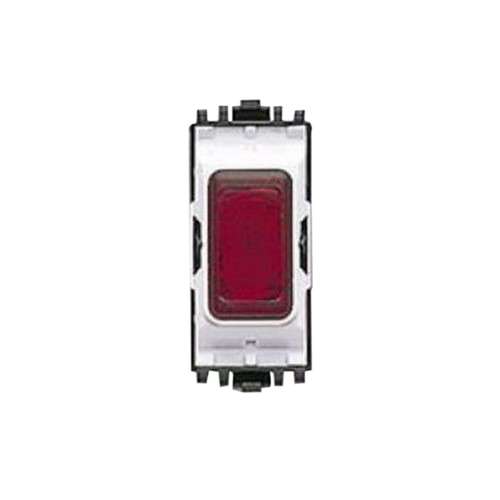 MK Electric Indicator Unit Module Red 200-250 Volts Neon Lighting K4889GRN_base
