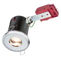 230V IP65 GU10 IC Fire-Rated Shower Downlight Chrome_base
