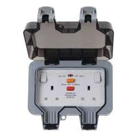 BG Nexus Storm Weather Proof 2 Gang 13 Amp RCD Switched Socket Outlets (Latching), WP22RCD_base
