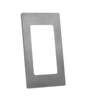 BRUSHED STEEL CLIP ON FACE PLATE FOR PV11P & PV12P