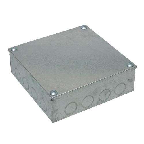 ADA663G Steel Galvanized Adaptable Boxes With 8 Knockouts 6" x 6" x 3"_base