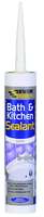 Everbuild Bath & Kitchen Sealant - White C3 Cartridge, BATH_base