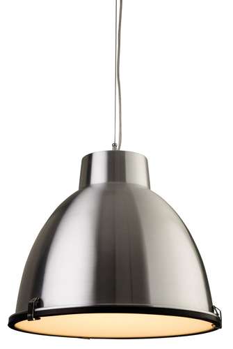 Firstlight Manhattan Pendant in Aluminium with Frosted Glass_base