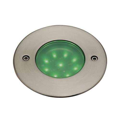 Firstlight Walkover Light Stainless Steel Green LEDs 1806GN_base