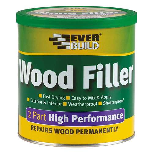 Everbuild 2 Part High Performance Wood Filler, Medium Stainable, 500 g