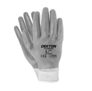 Dekton DT70822 Snug Fit PU Coated Ultra Grip Professional Working Gloves Size 9/L_base