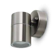 V-TAC VT7501 Stainless Steel body GU10 1 Way Outdoor Wall Light Fitting IP44_base
