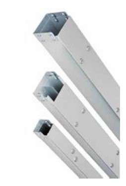Legrand MGR44 3m Length Pre-Galvanised Steel Cable Trunking 100mm x 100mm_base