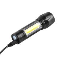 Dekton Rechargeable Led Flashlight Mini USB With Case