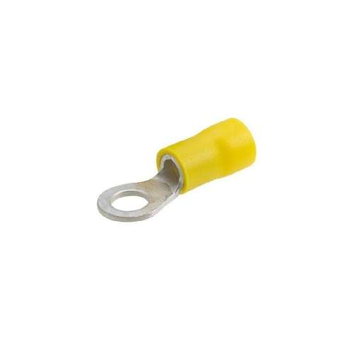 RONBAR RTY4.3 High-Quality 4.3mm Insulated Ring Terminal Tin plated Copper Yellow_base
