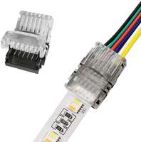 FossLED FLSW12RIP LED 5Pin Strip to Wire Connector 12mm Waterproof IP65 Compatible with 12W RGB_base