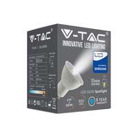V-TAC VT20026 LED Ripple Plastic Bulb GU10 Spotlight Samsung Chip White 3000K 6W_base