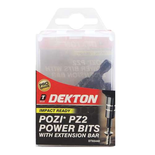 DEKTON 20pc 25mm S2 STEEL IMPACT BITS P22 WIT