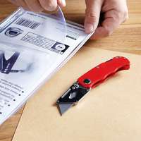 Dekton DT60115 Folding Metal Tradesman Knife With 5 Spare Blades_base