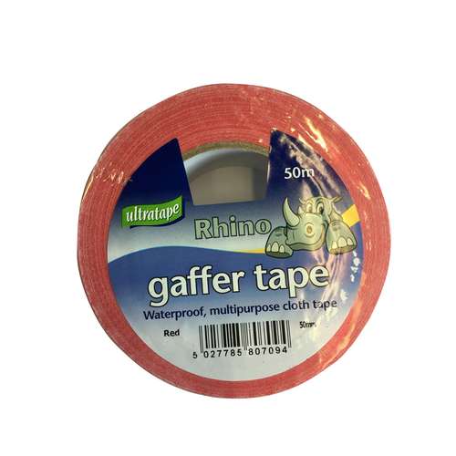 Ultratape Cloth Gaffer Tape (50mm x 50m)-Red_base