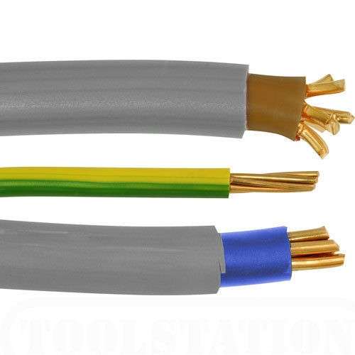 16mm/10mm Cable, Meter Tails & Earth 2 Meter Length Or cut to length as require_base