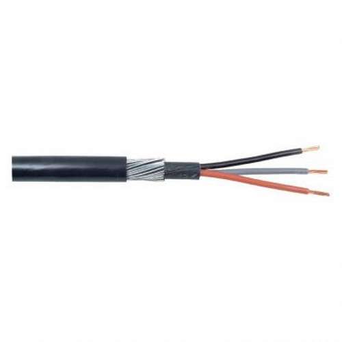 6943X 2.5mm² Black 3 Core SWA Armoured Cable, 31 Amps, 1m_base