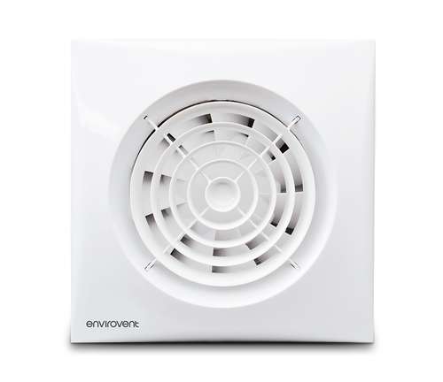 Envirovent SIL100HTP12V 4" SELV Silent Axial Fan - Adjustable Humidity Sensor, Timer and Pullcord_base