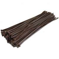 300mm X 4.8mm Cable Ties Brown (100)_base